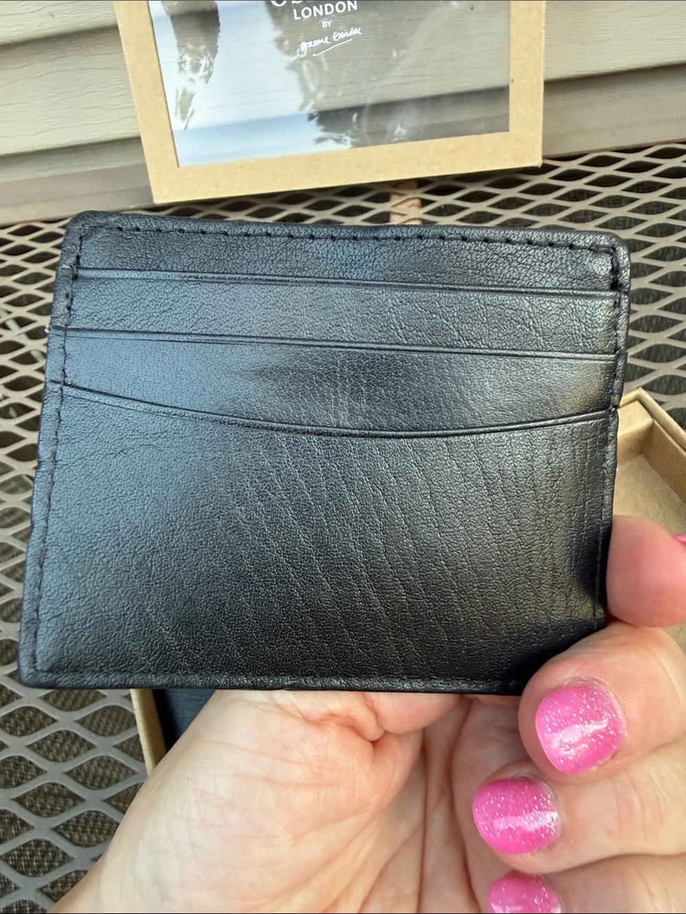 NIB OSPREY LONDON Leather Passport Holder and Cardholder Set